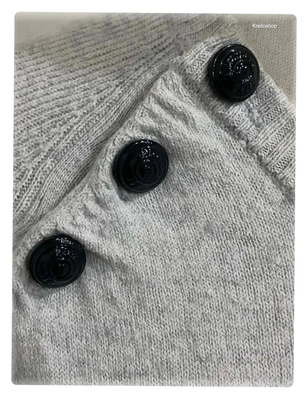 Suéter fino de lã cinza Scotch & Soda mangas longas Tamanho S Lucky – photo 10